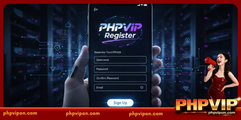 Fill in the PHPVIP Register form