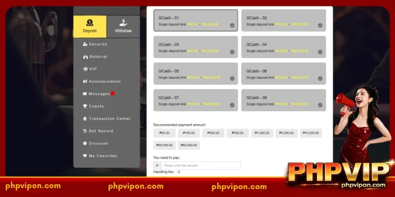 Full Walkthrough for Funding Your PHPVIP Account