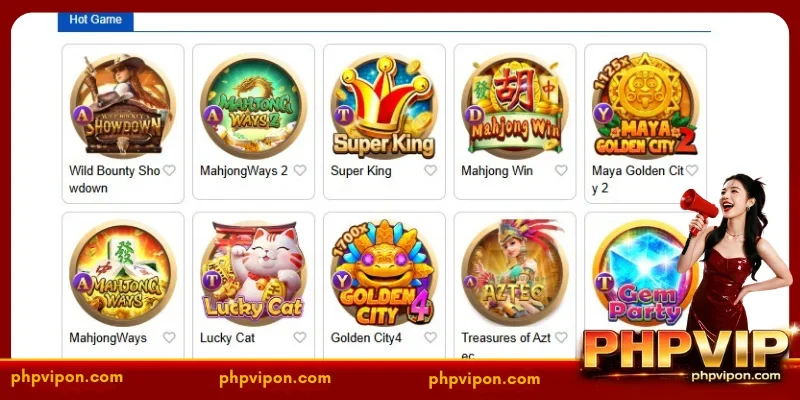 Some attractive products of PHPVIP Slot Machines