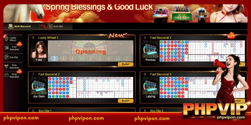The allure of Live Casino at PHPVIP
