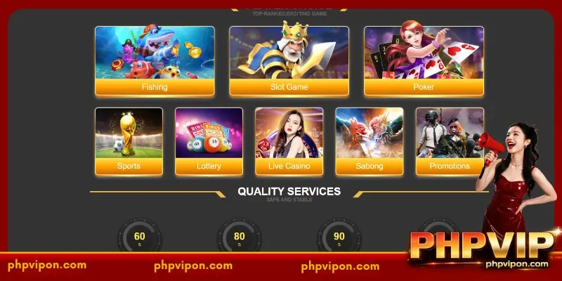 Discover the Wide Range of Gaming Categories at PHPVIP